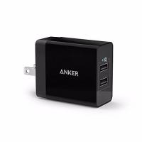 Anker 24W 2ポート折畳式プラグ搭載 USB急速充電器